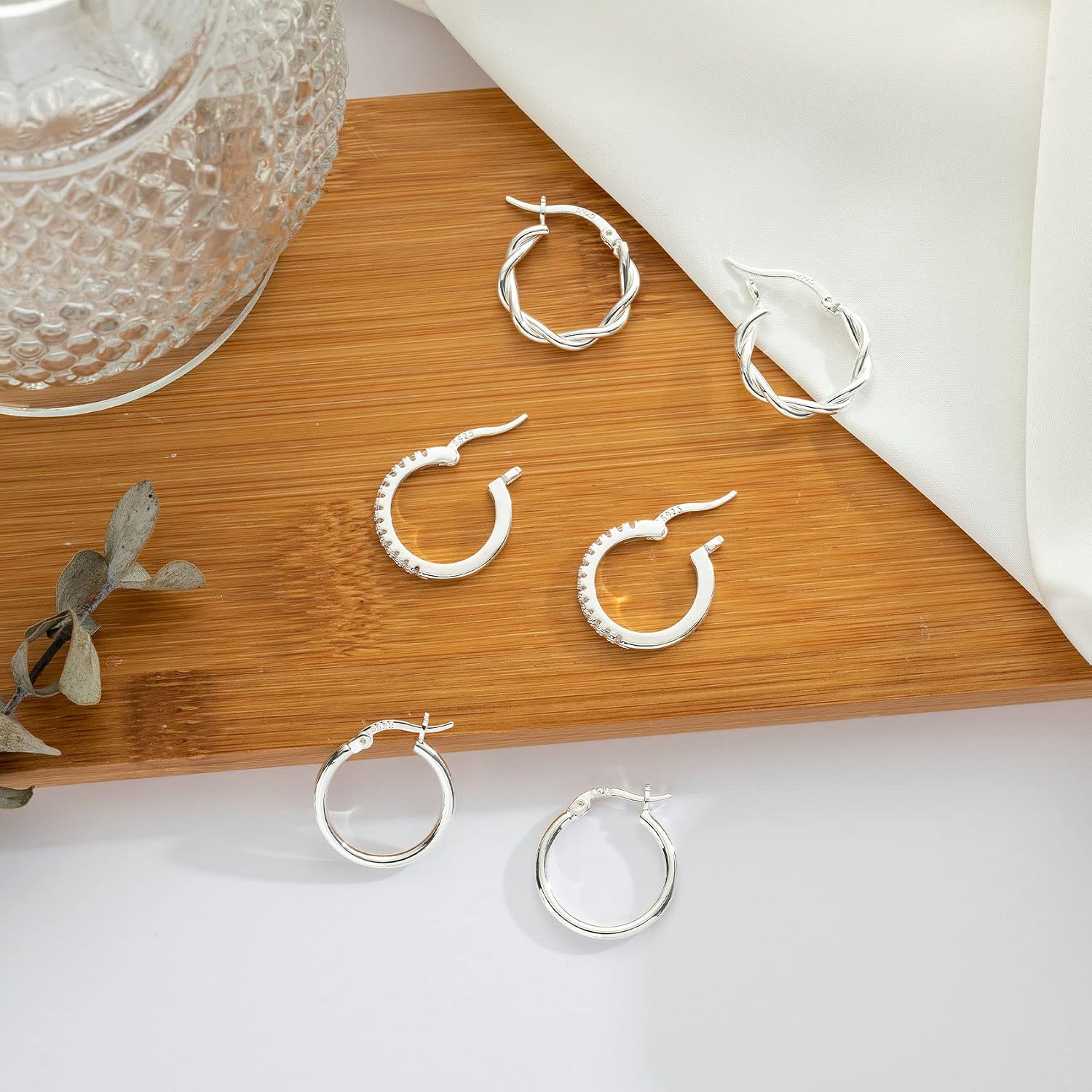 Small Hoop Earrings — third-party reference view 3