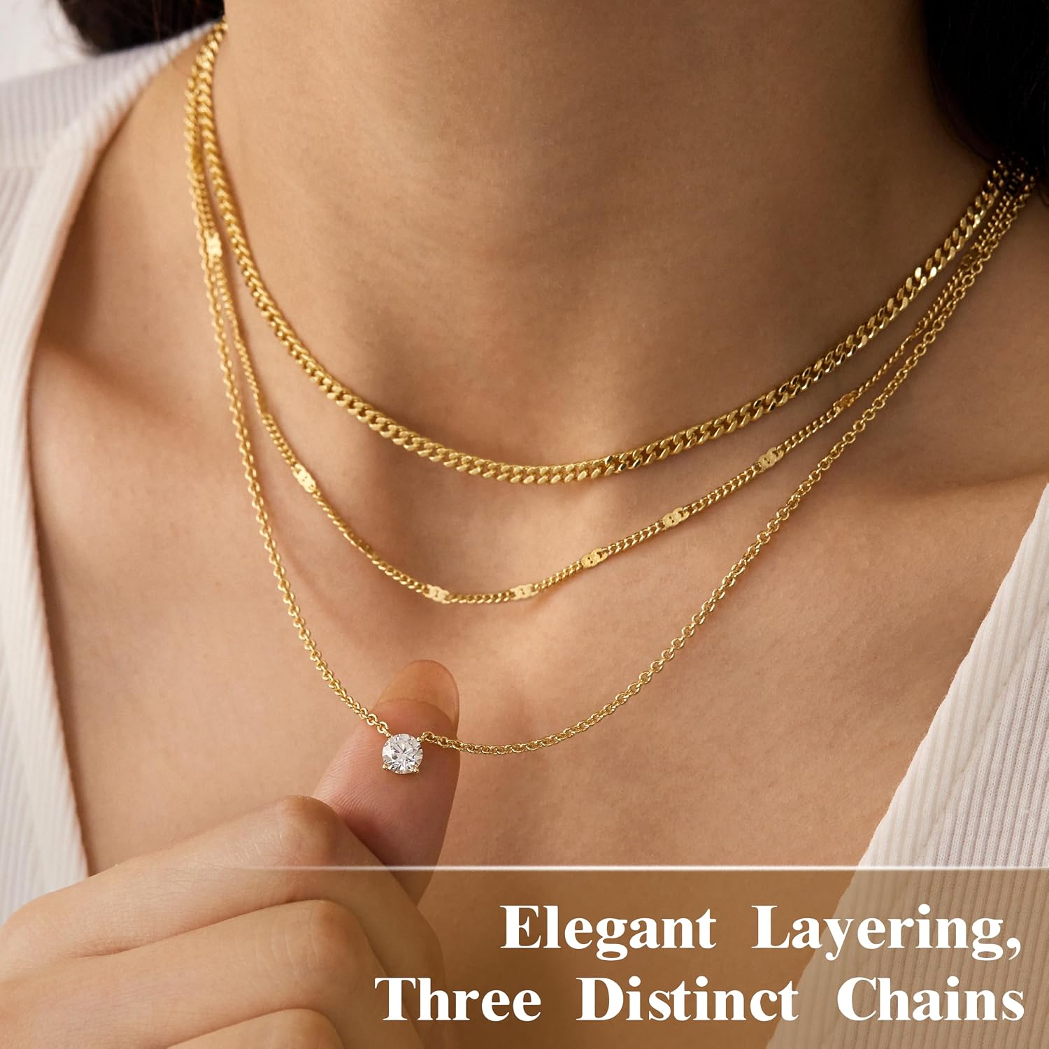 Layered Pendant Necklace — third-party reference view 3