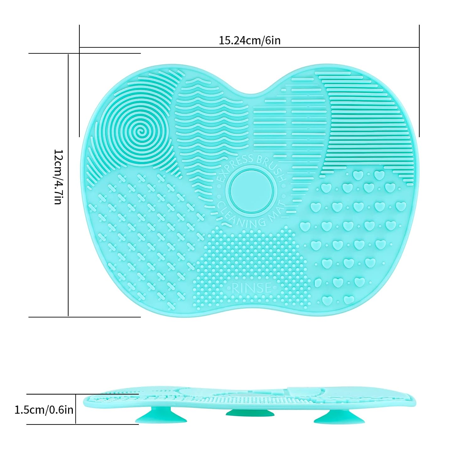 Makeup Brush Cleaning Mat — third-party reference view 2