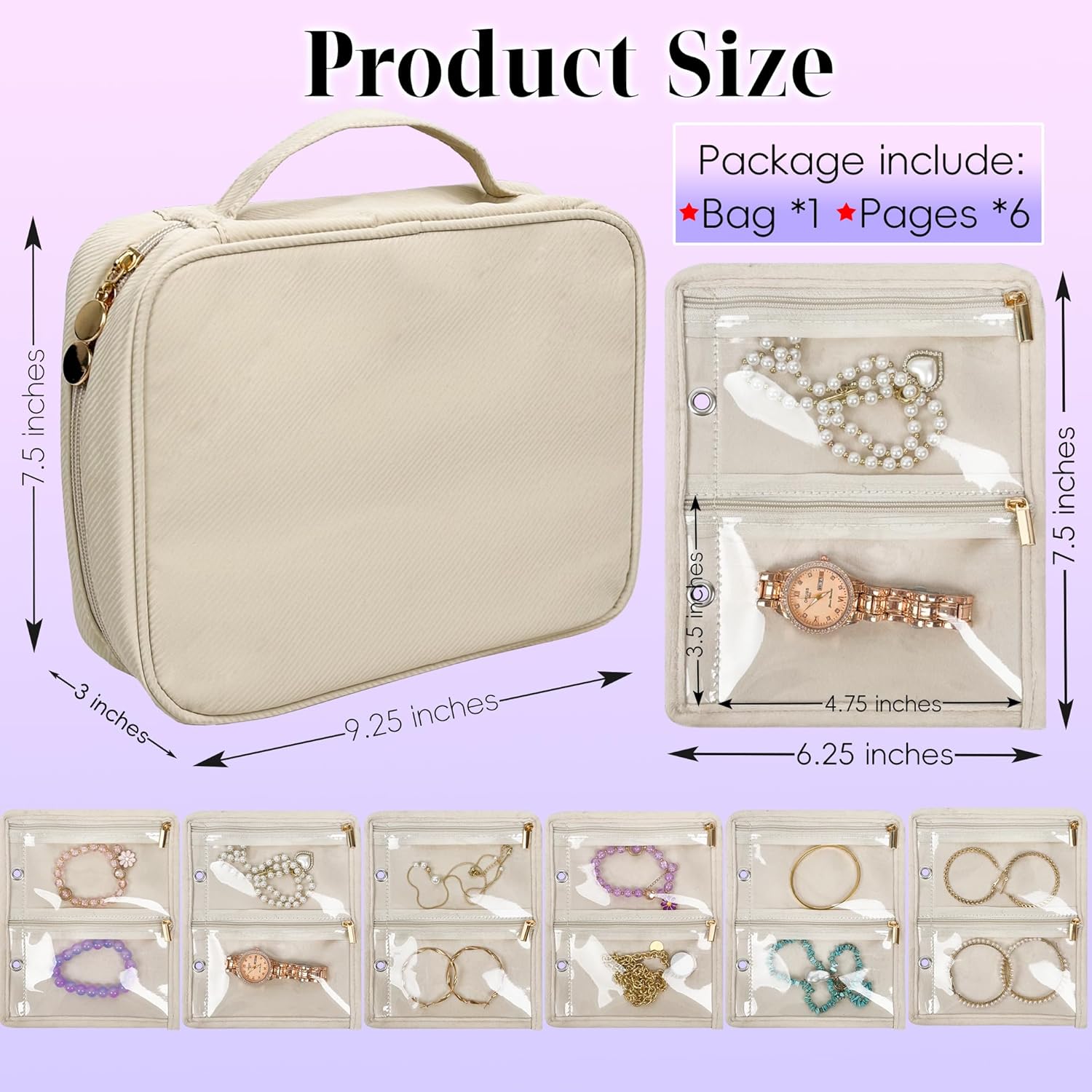 Travel Jewelry Organizer Case — third-party reference view 2