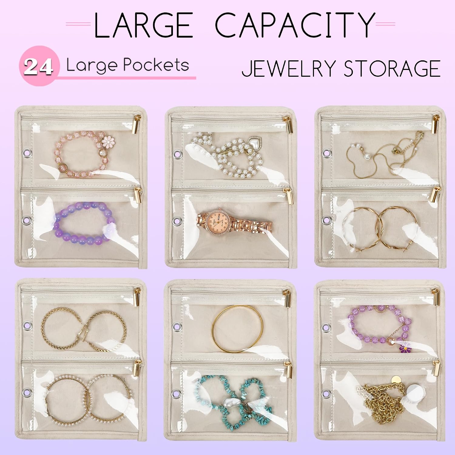 Travel Jewelry Organizer Case — third-party reference view 3
