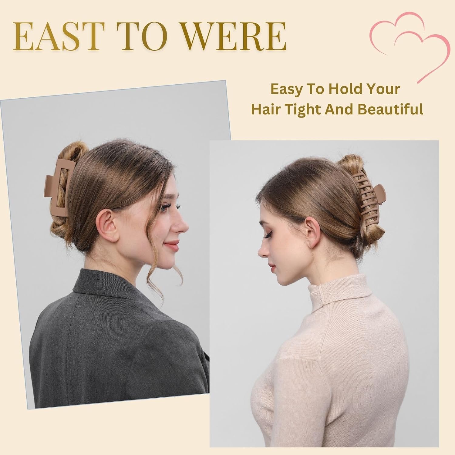 Hair Claw Clip Set — third-party reference view 3
