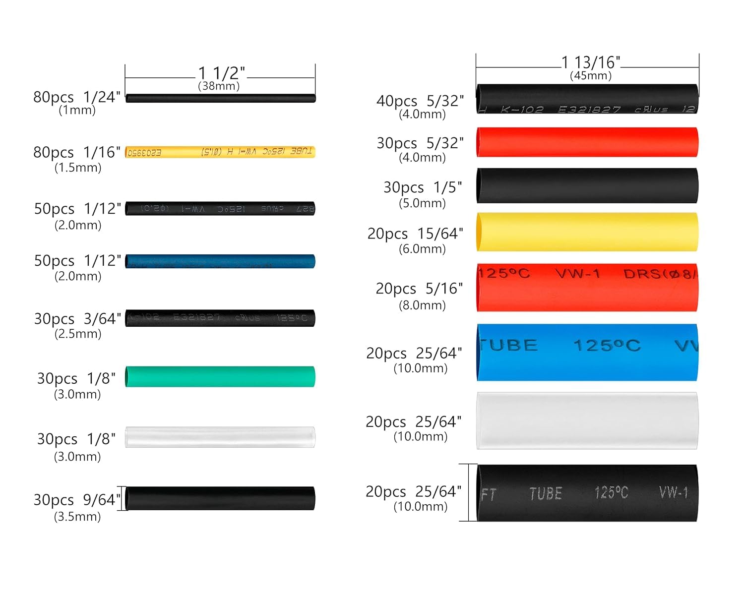 Heat-Shrink Tubing Assortment — third-party reference view 2