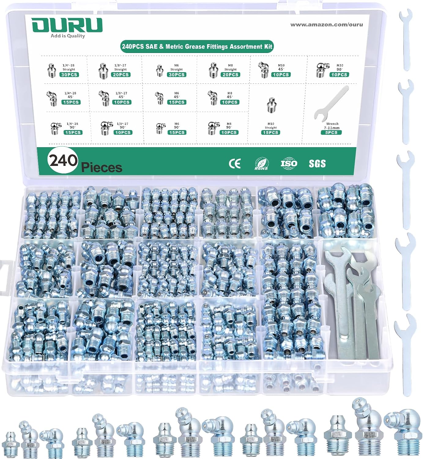 Equipment Grease Fitting Assortment — third-party reference view 1