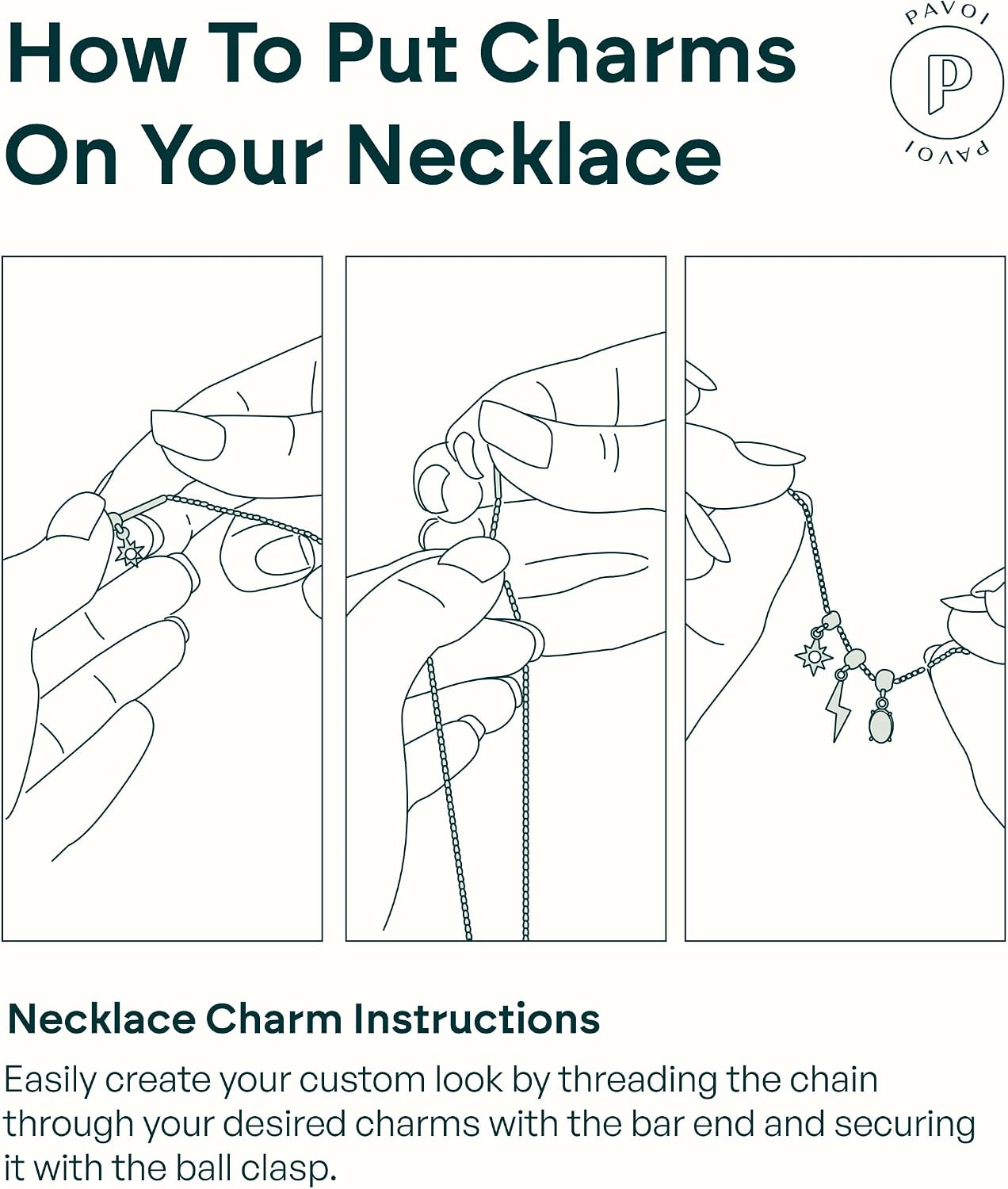 Charm Pendant Necklace - view 3