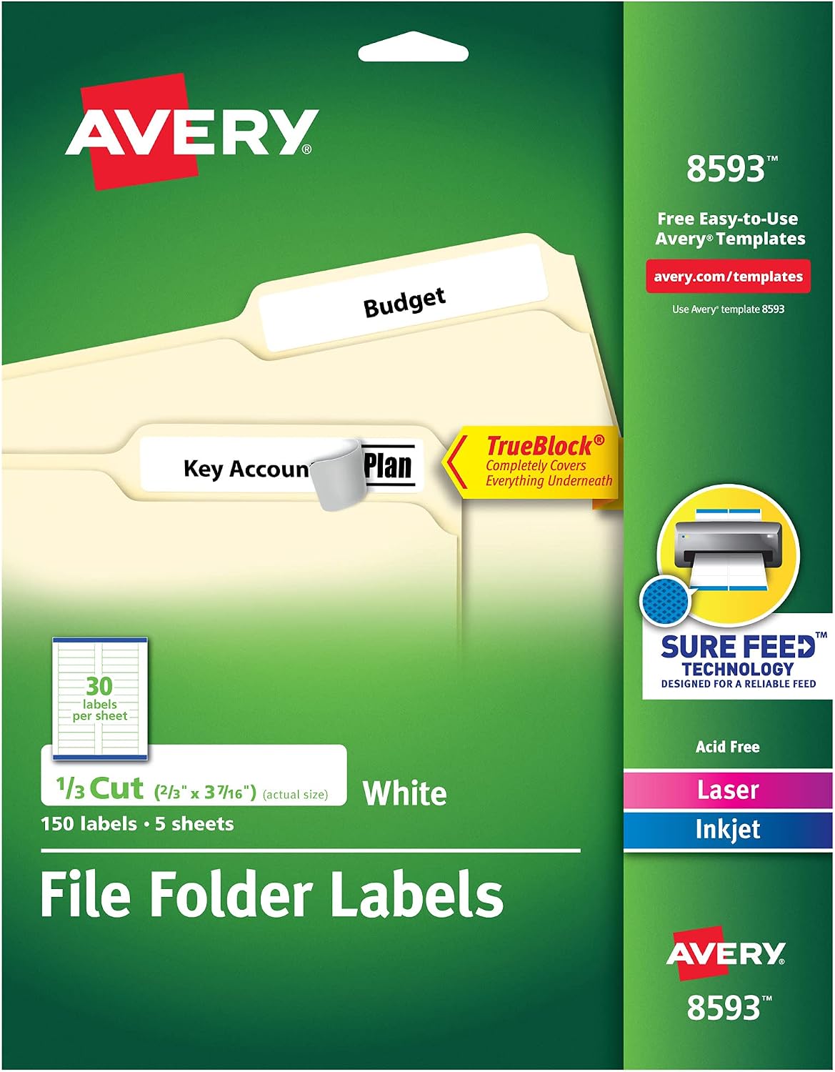 File Folder Label Set — Sourcing Inquiry