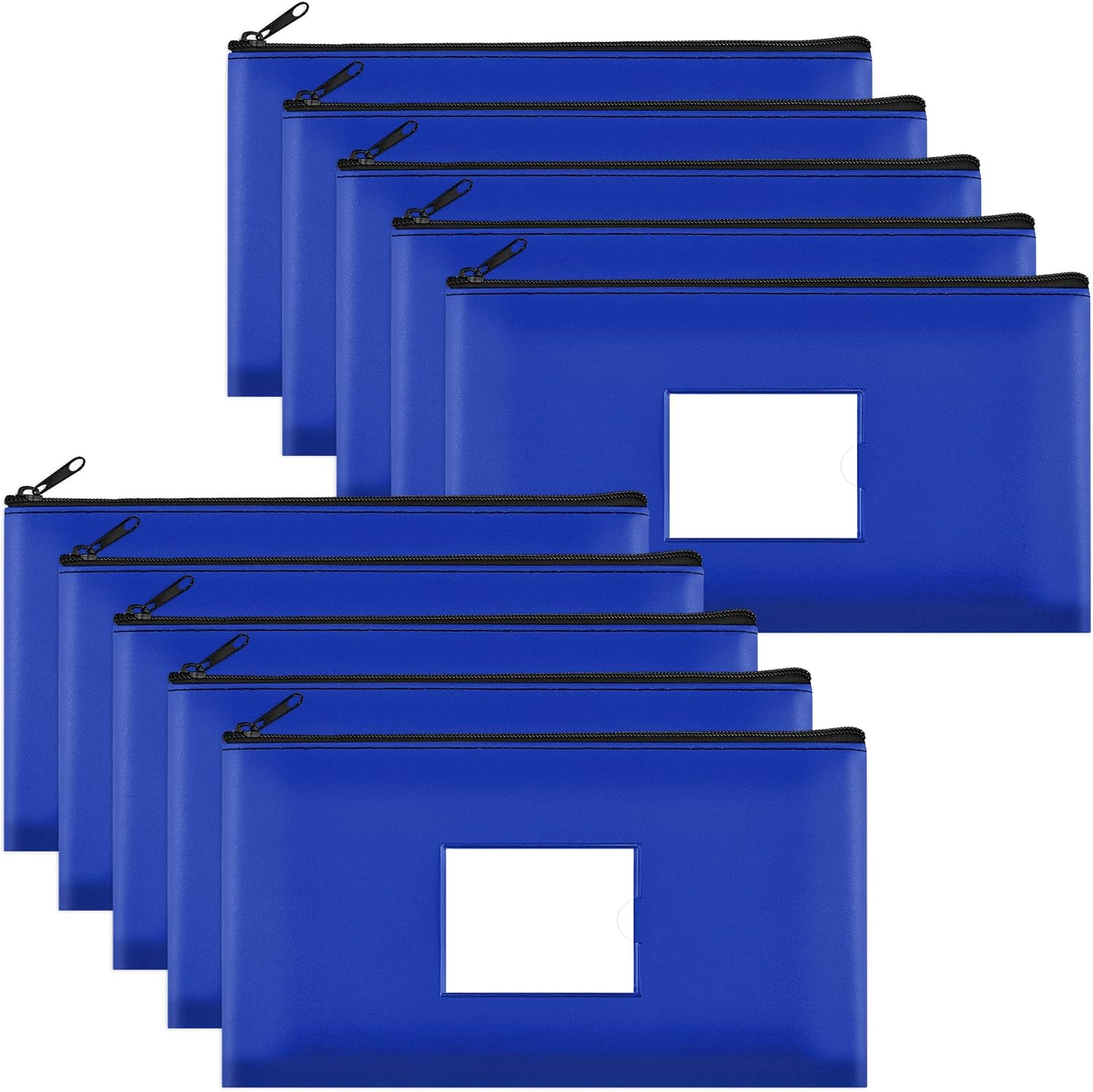 Zippered Cash Deposit Pouches — Retail Cash Handling