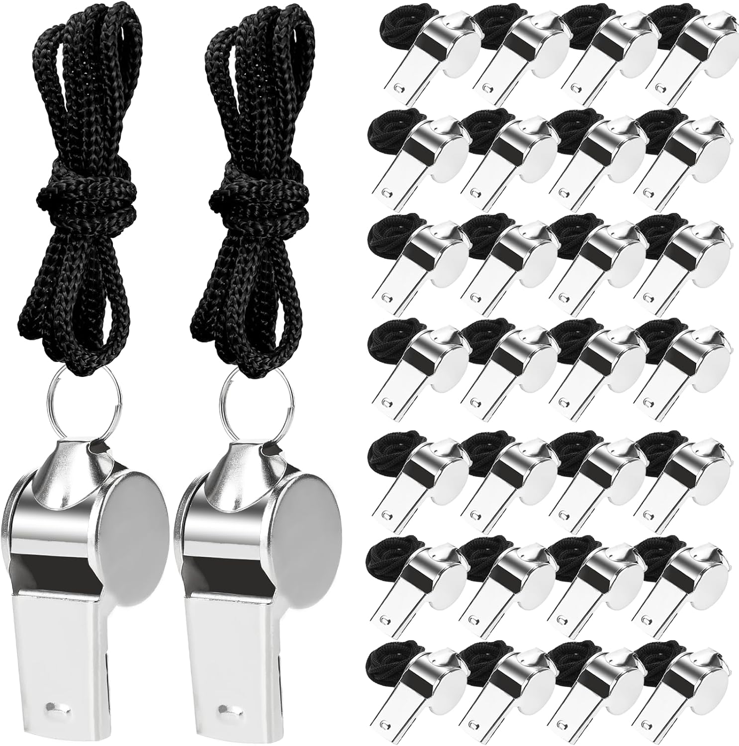 Sports Whistles with Lanyards — Coaches and Event Staff