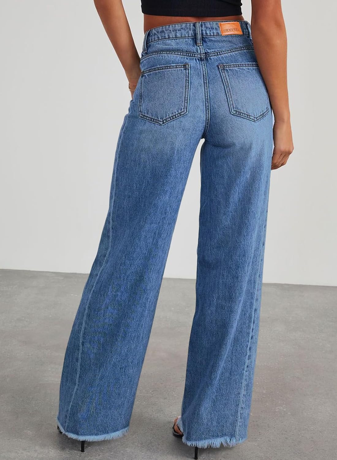 Wide Leg Denim Jeans - view 2