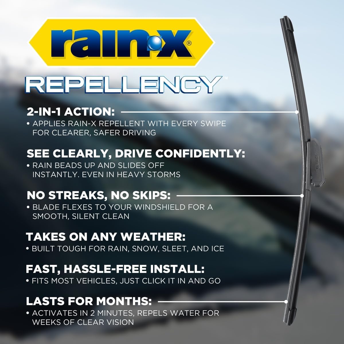 Replacement Windshield Wiper Blades - view 3