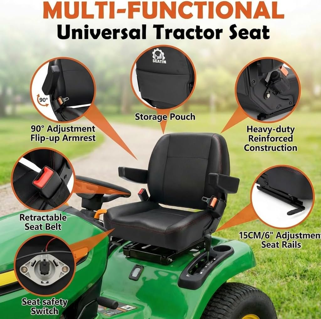 Adjustable Tractor Operator Seats - view 2
