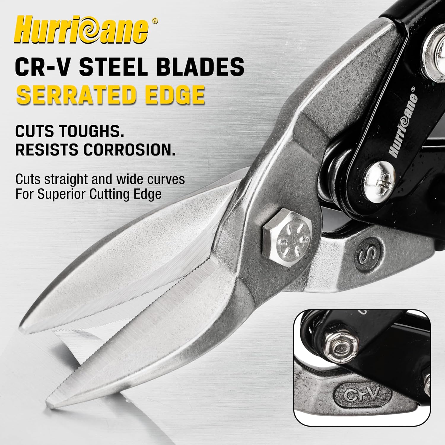 Straight Cut Aviation Snips - view 3