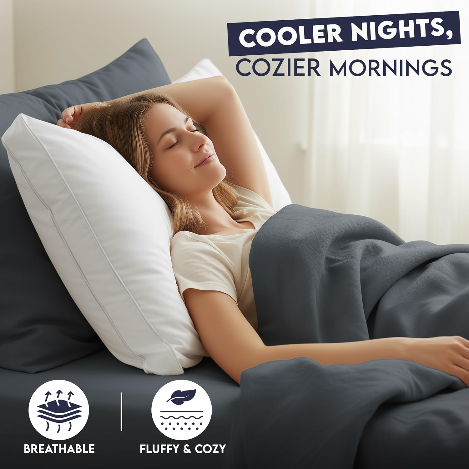 Gusseted Bed Pillow Sets - view 3