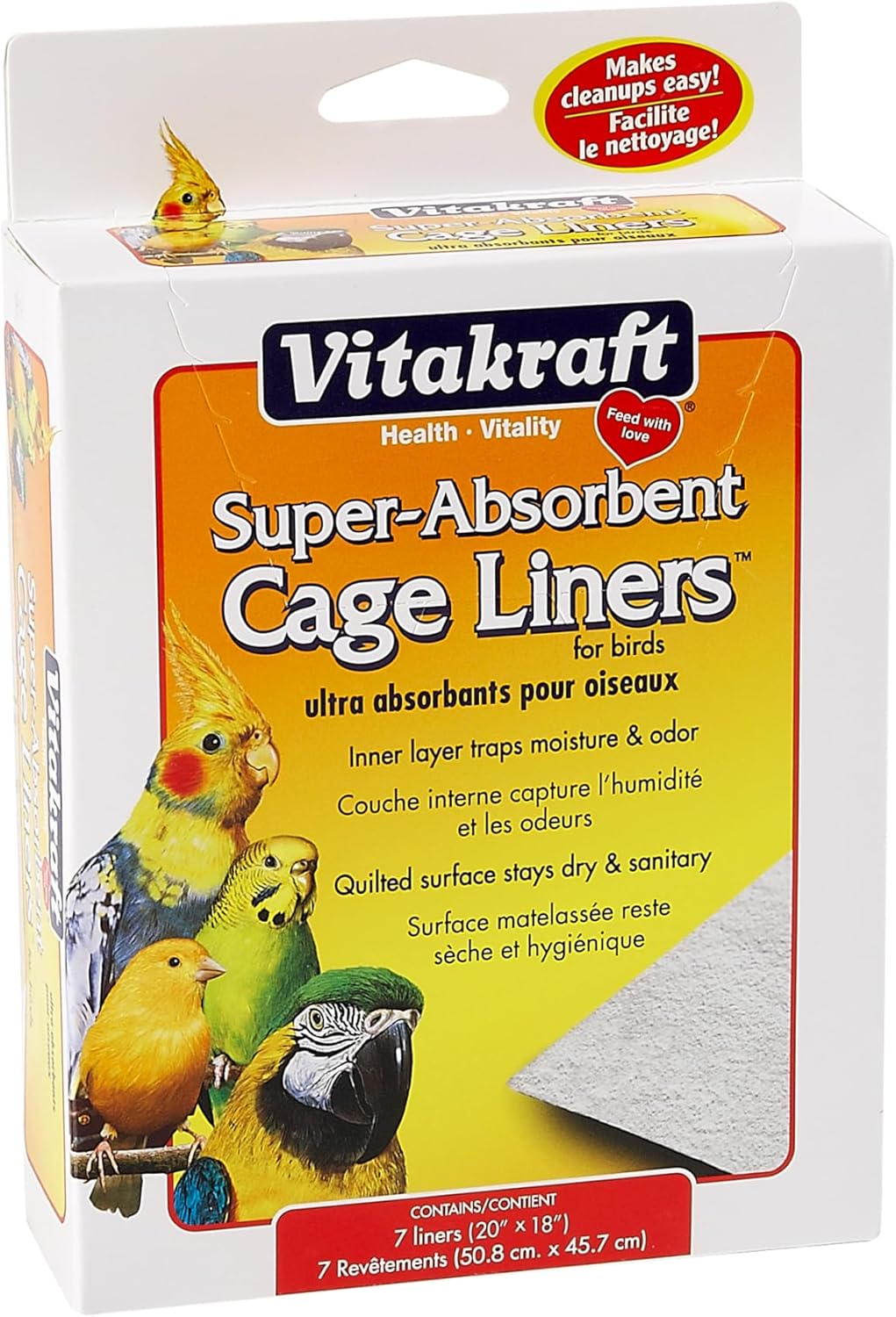 Absorbent Bird Cage Liners for B2B Sourcing