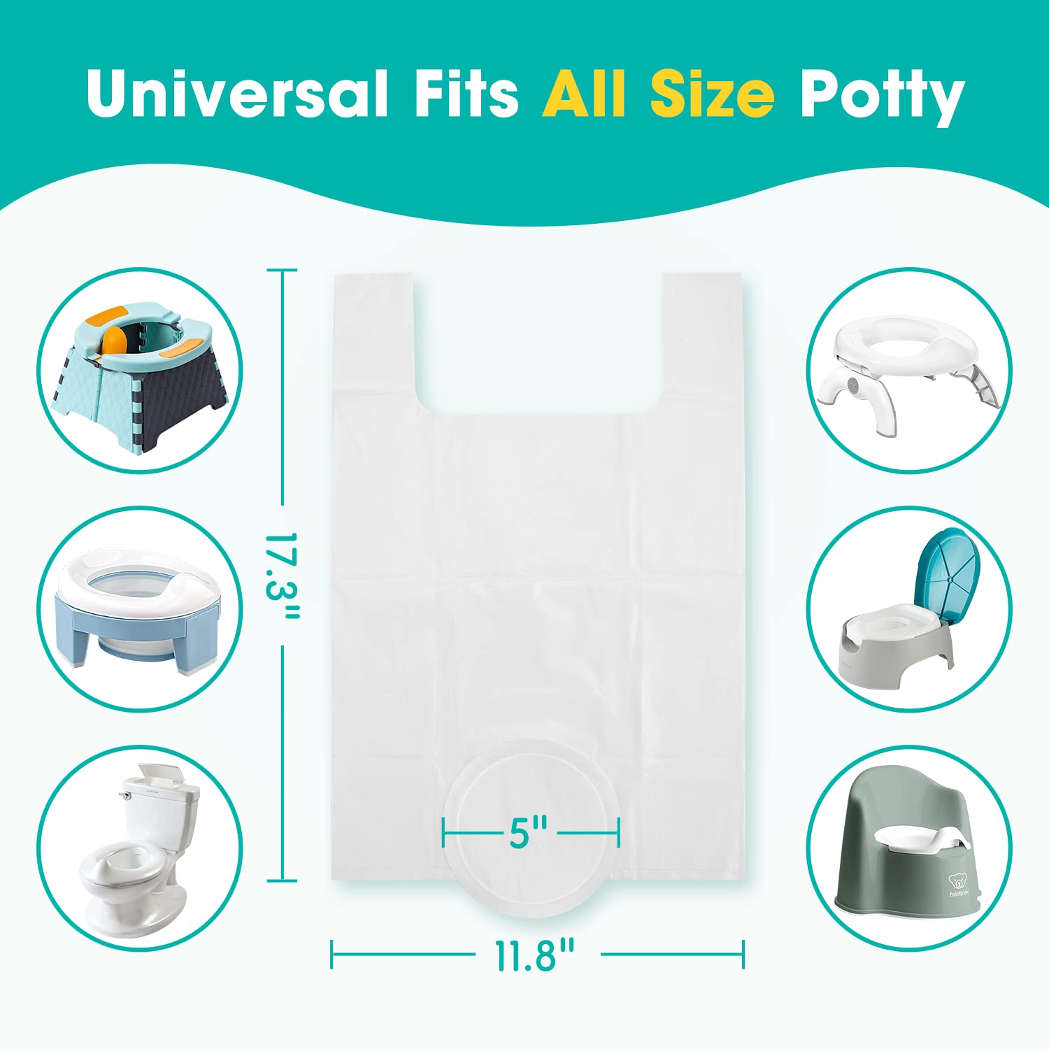 Disposable Travel Potty Liners - view 3