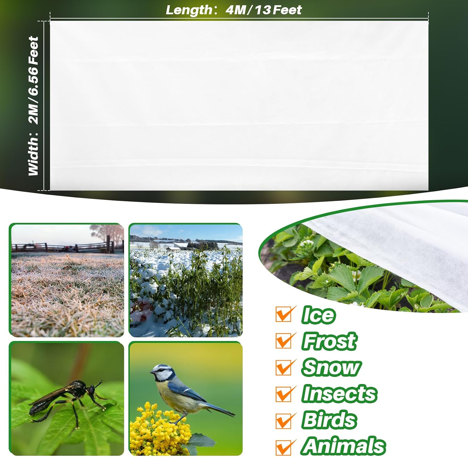 Floating Crop Frost Cover Cloth - view 2