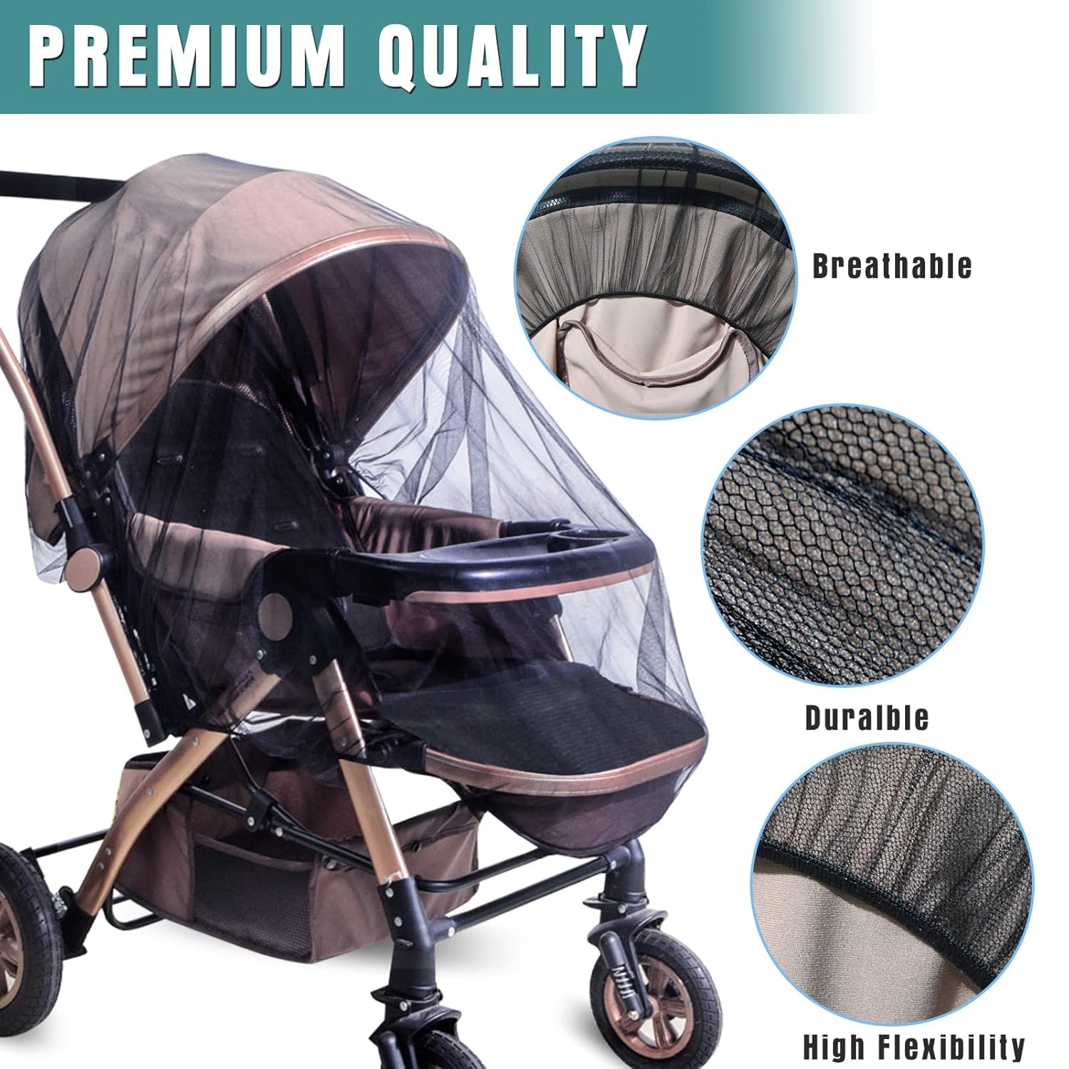 Stroller Mosquito Mesh Covers - view 3
