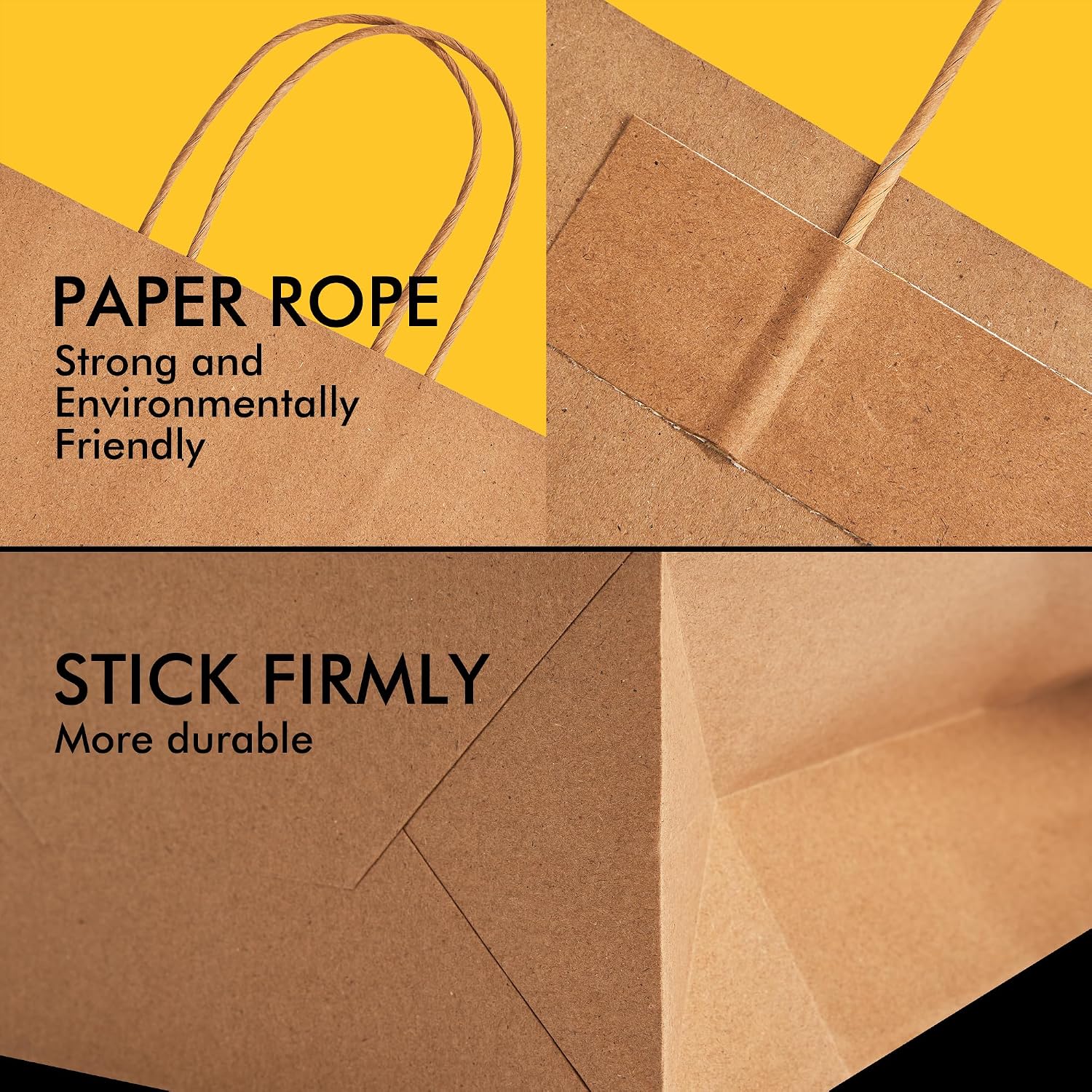 Kraft Paper Shopping Bags - view 3